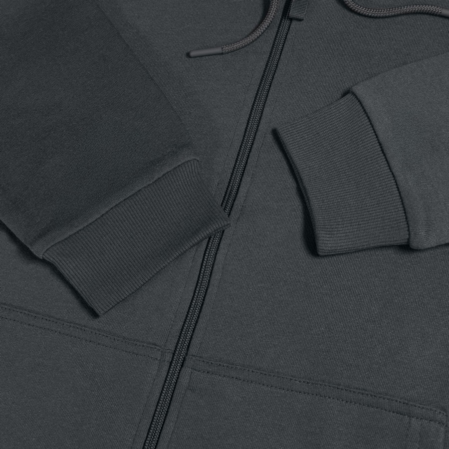 Толстовка унисекс на молнии с капюшоном EVEREST 2 260, темно-серый-6