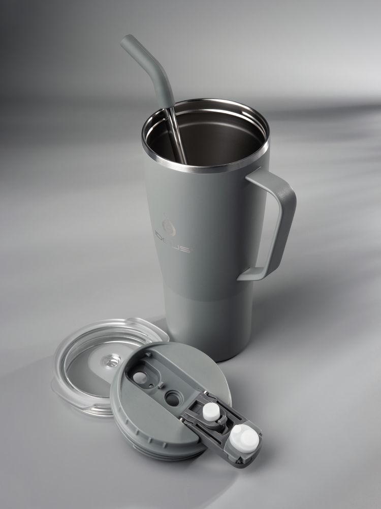 Термостакан Kasumigaoka, серый-5