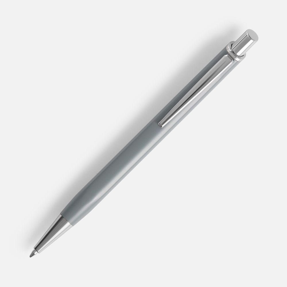 Ручка шариковая Konvent, матовая, серая-1