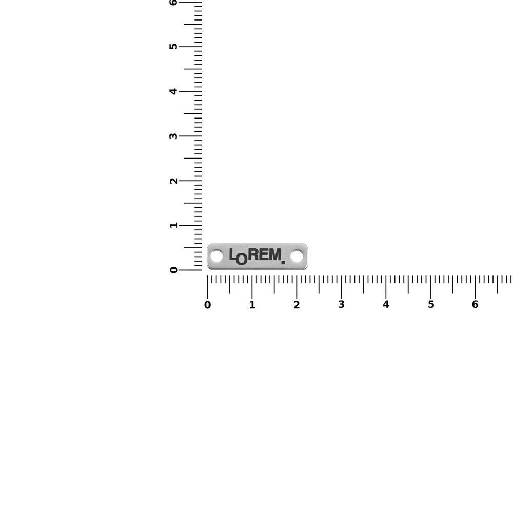 Шильдик металлический Alfa Liten, серебристый-1