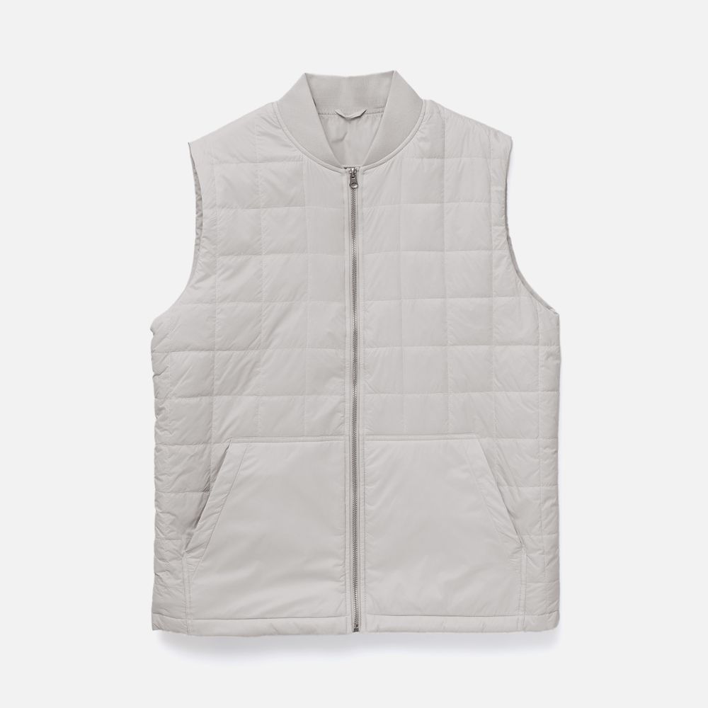 Жилет унисекс Warmbridge, светло-серый-1