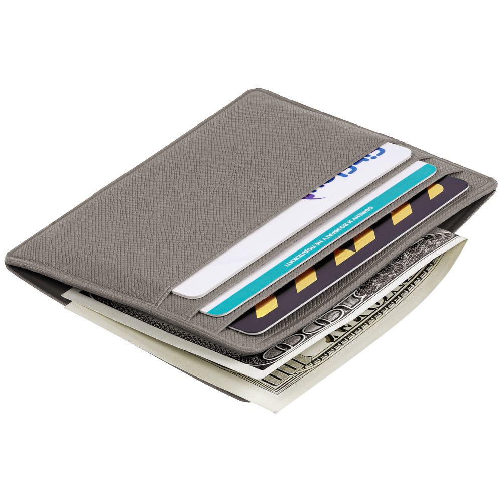 Чехол для карточек Devon, серый-2