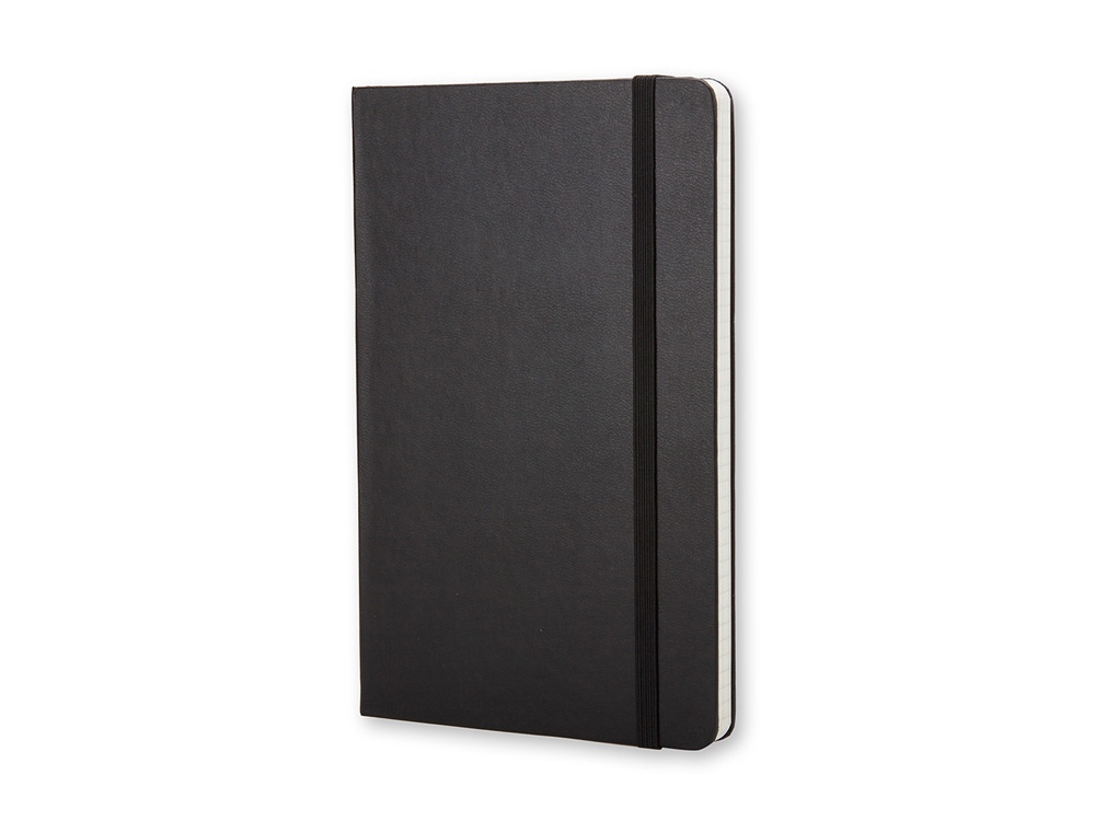 Записная книжка Moleskine Classic (в клетку) в твердой обложке, Large (13х21см), черный-4