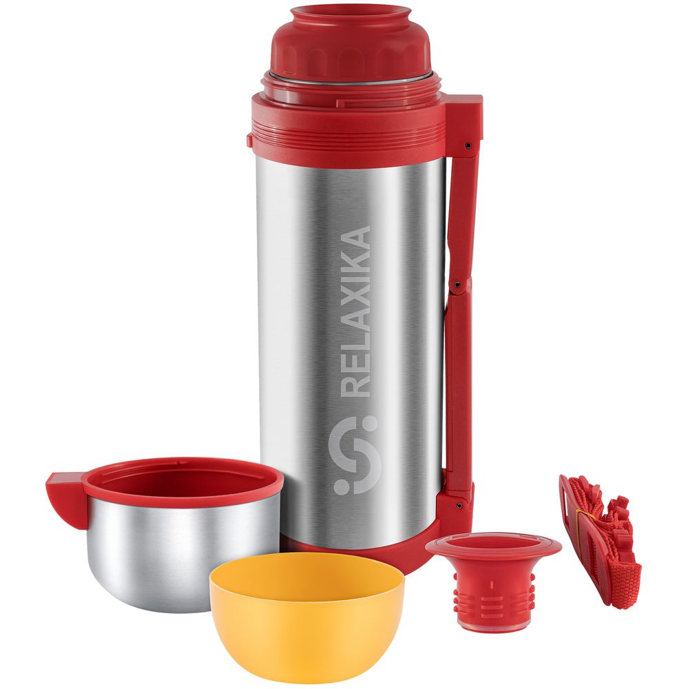 Термос для еды и напитков Relaxika 1800, стальной-2