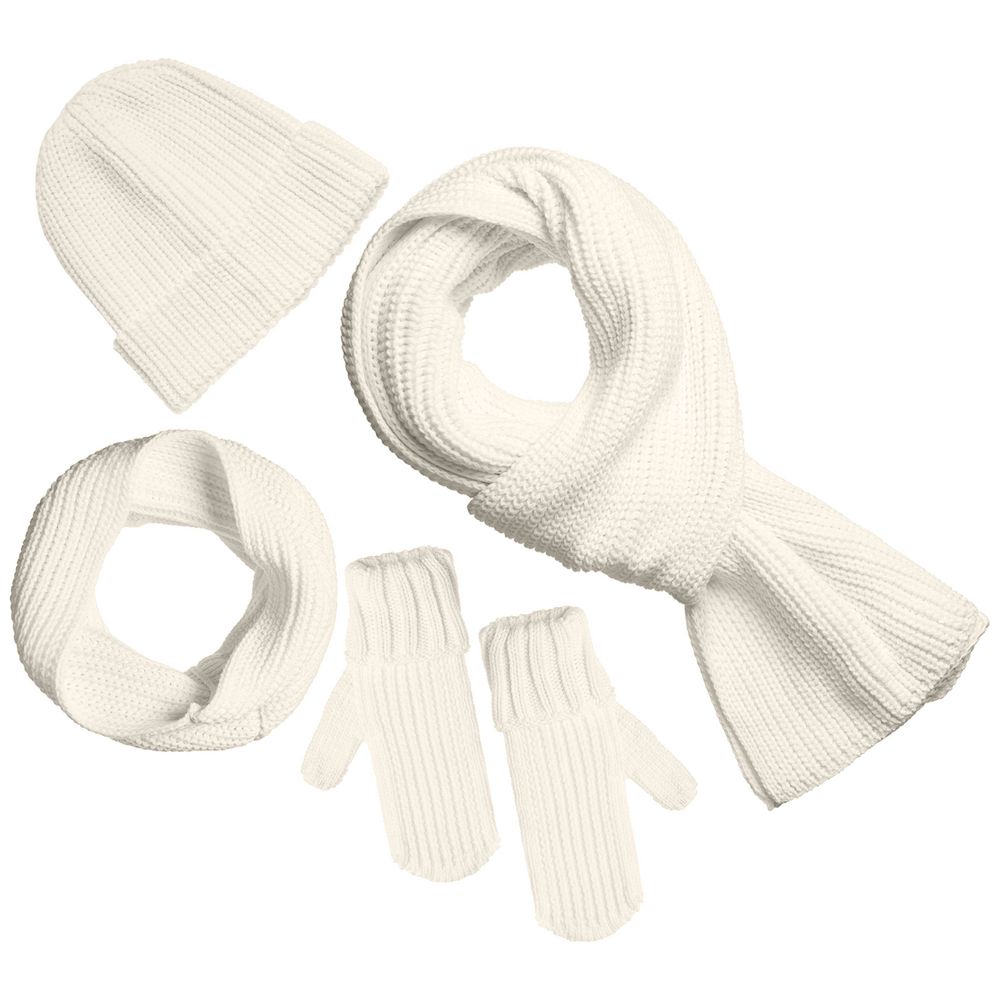 Шарф Nordkyn, молочно-белый-1