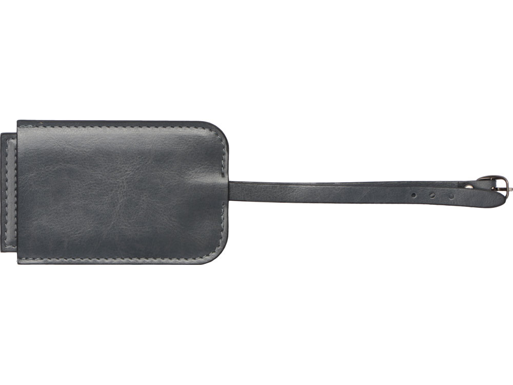 Багажная бирка из PU Fabrizio, серый-3