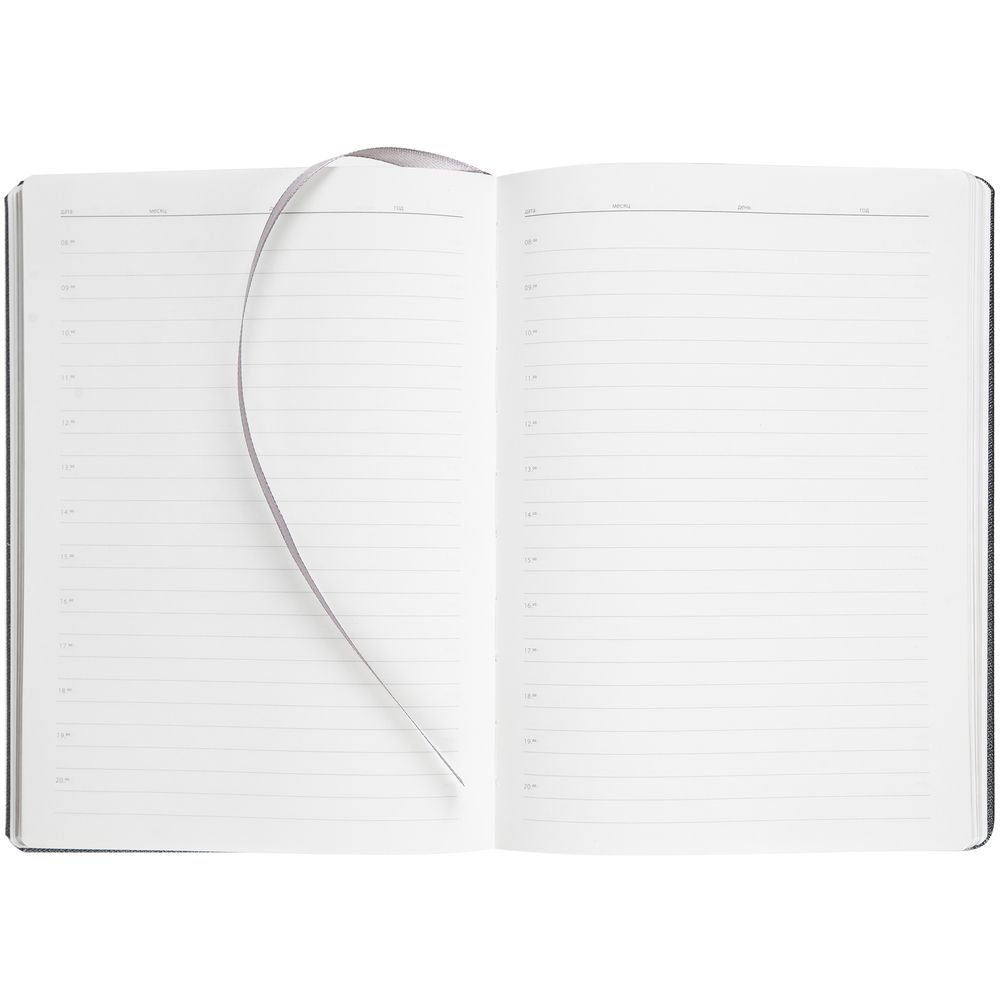 Ежедневник Saffian, недатированный, серый-6