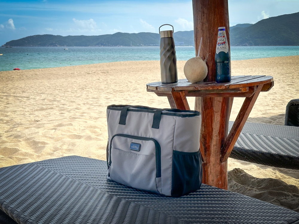 Сумка-холодильник Polar Eco водостойкая из переработанного пластика-16