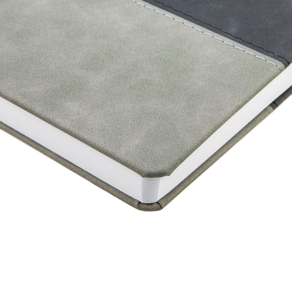 Ежедневник Horizon, недатированный, серый с черным-3