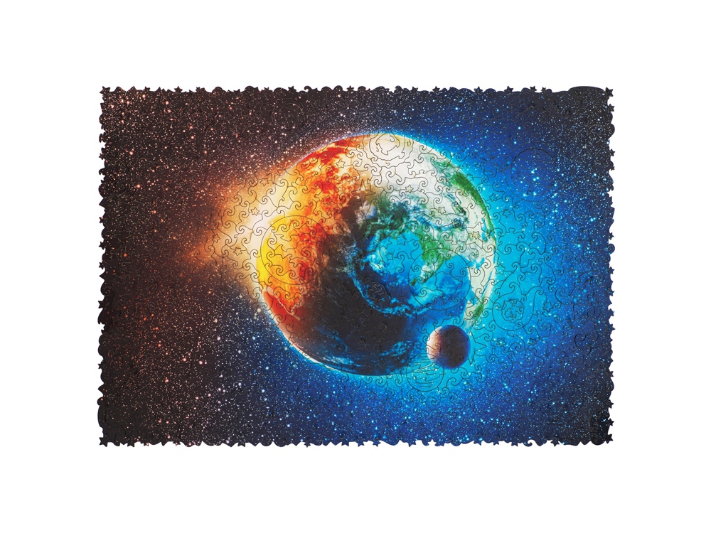 Деревянный пазл Earth-0