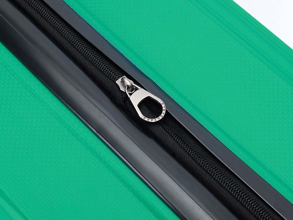 Чемодан TORBER В Отпуск, ярко-бирюзовый, полипропилен, 65,5 х 43,5 х 26 см, 62 л-6