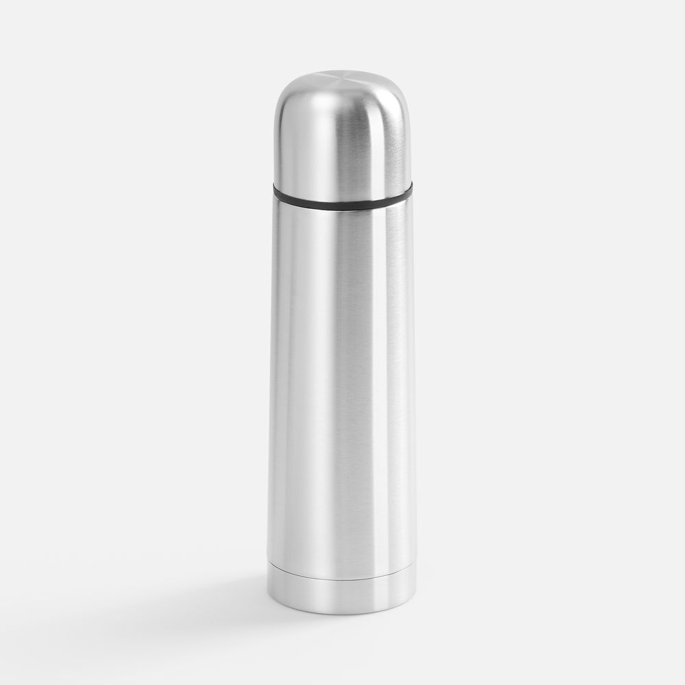 Термос Plain 500, ver.2, серебристый-1