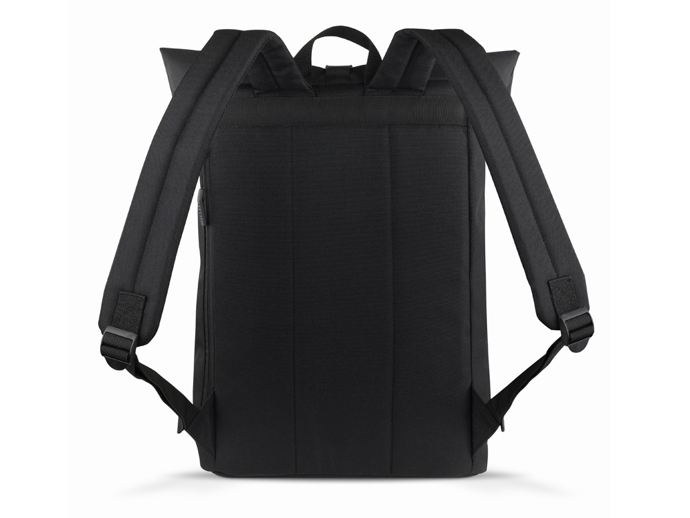 Рюкзак BUGATTI БЛАНК ОБЛЕГЧЕННАЯ | BLANC DELIGHT, чёрный, нейлон RPET600D/тарпаулин/полиэстер, 41х13х46 см, 15 л-7