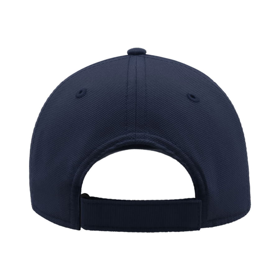 Бейсболка ESTORIL-S, 6 клиньев, застежка на липучке, темно-синий, белый-6