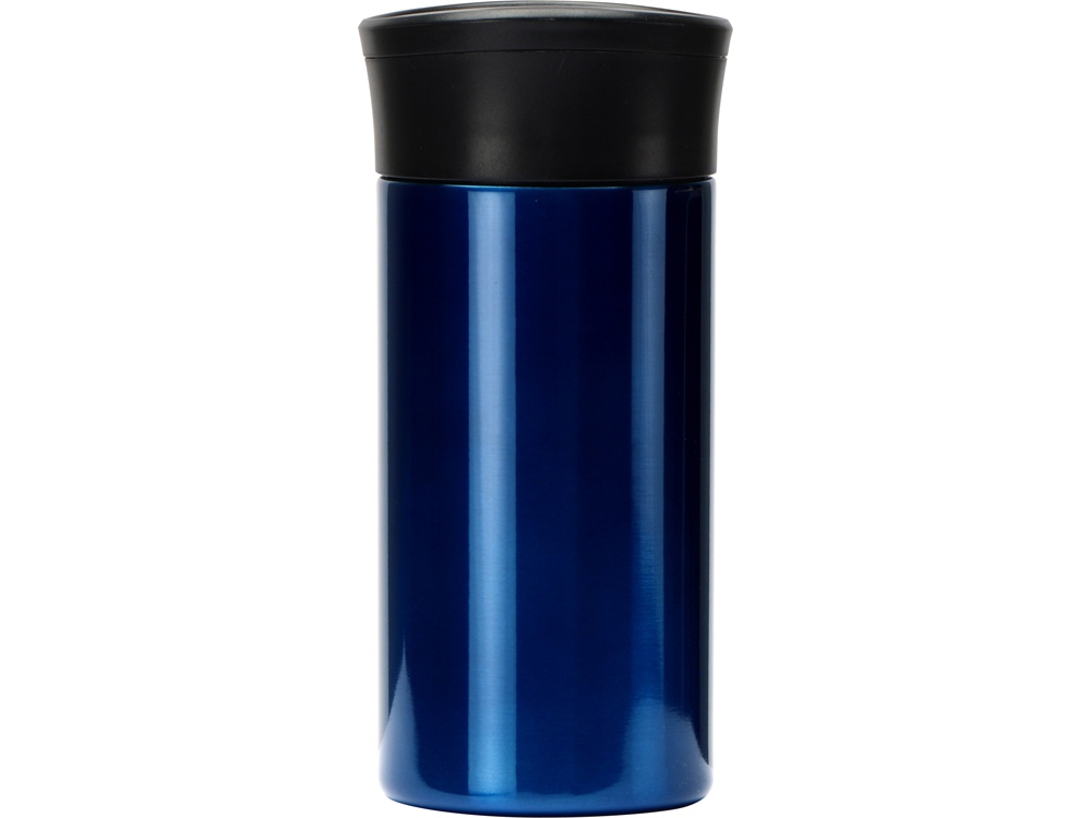 Вакуумная термокружка с кнопкой Upgrade, Waterline, темно-синий-5