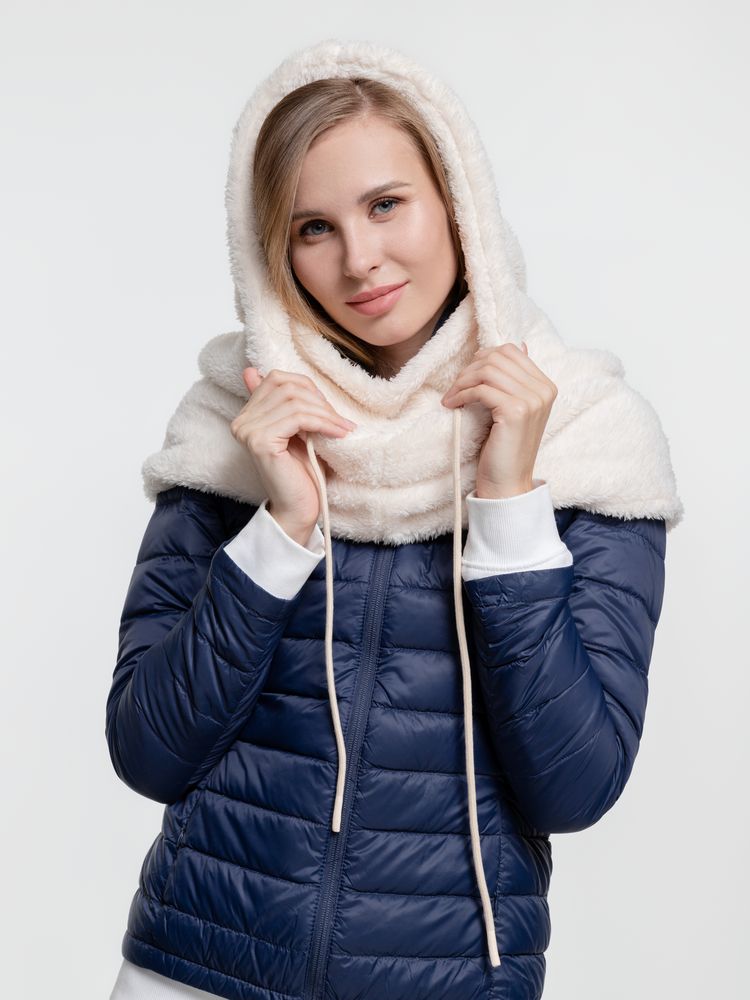 Балаклава-капюшон Flocky, молочно-белая-2