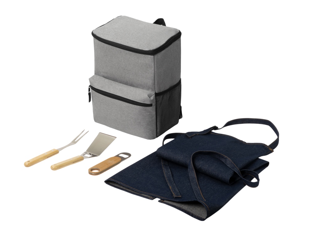 Подарочный набор для барбекю BBQ party, серый-0