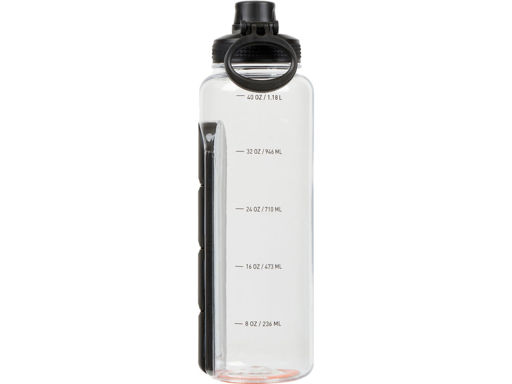 Бутылка для воды Electrolyte, черный-1
