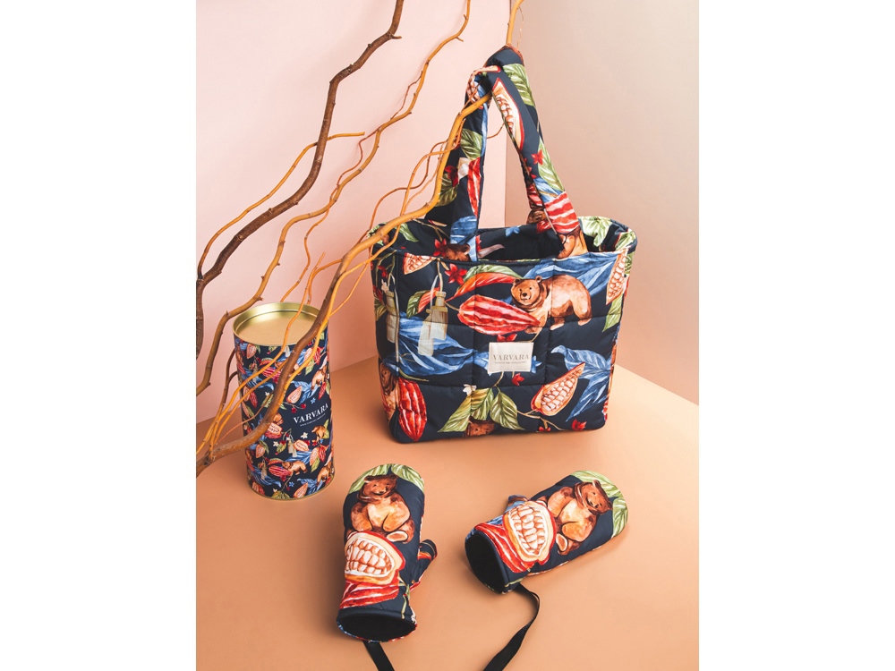 Варежки Мишки в шоколаде. Varvara  (без лого Varvara)-2