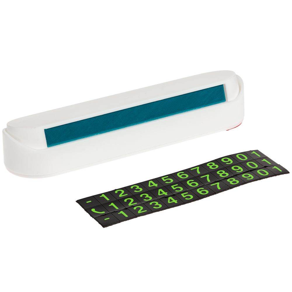 Парковочная визитка Litera, белая-2