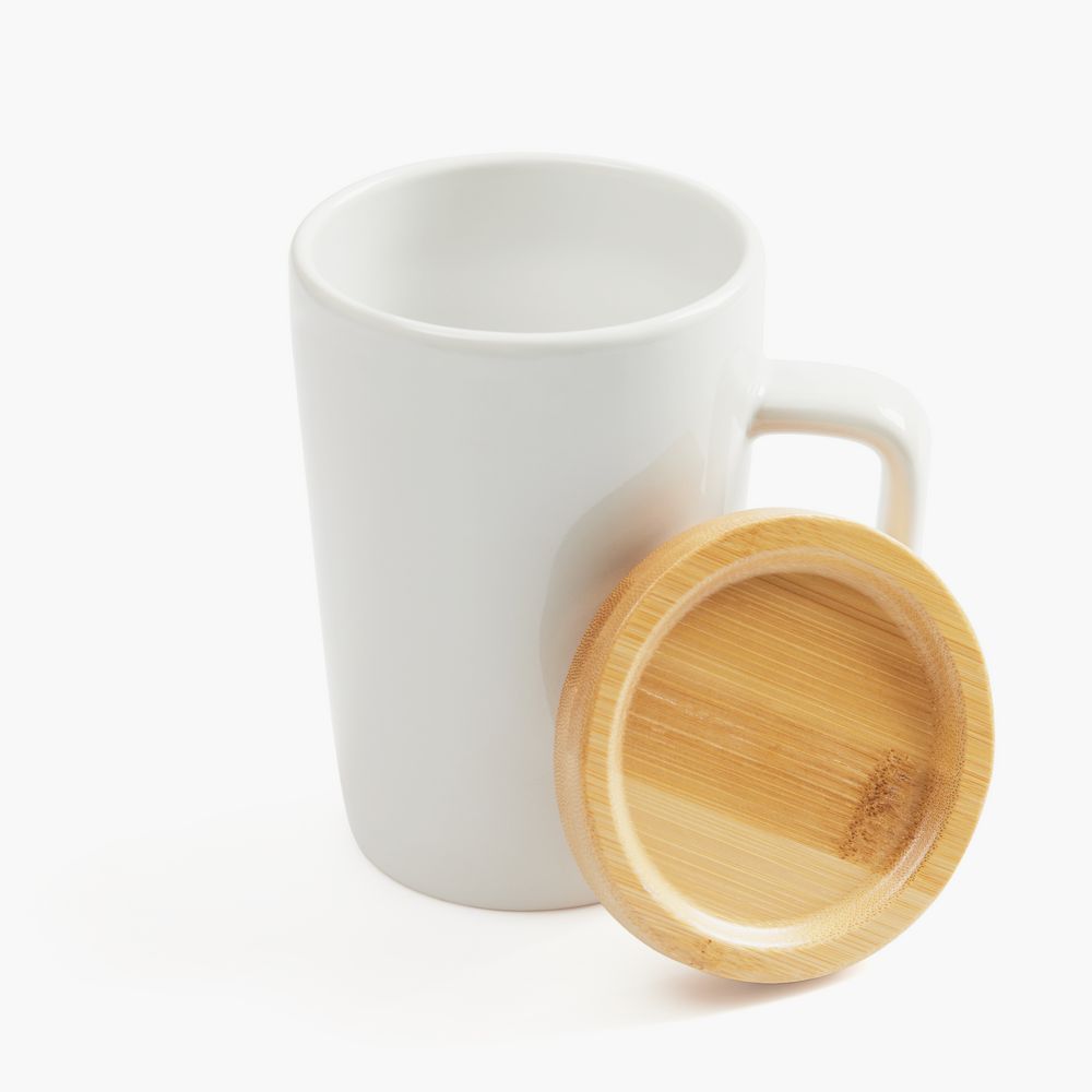 Кружка Vierra с крышкой-костером, белая-1