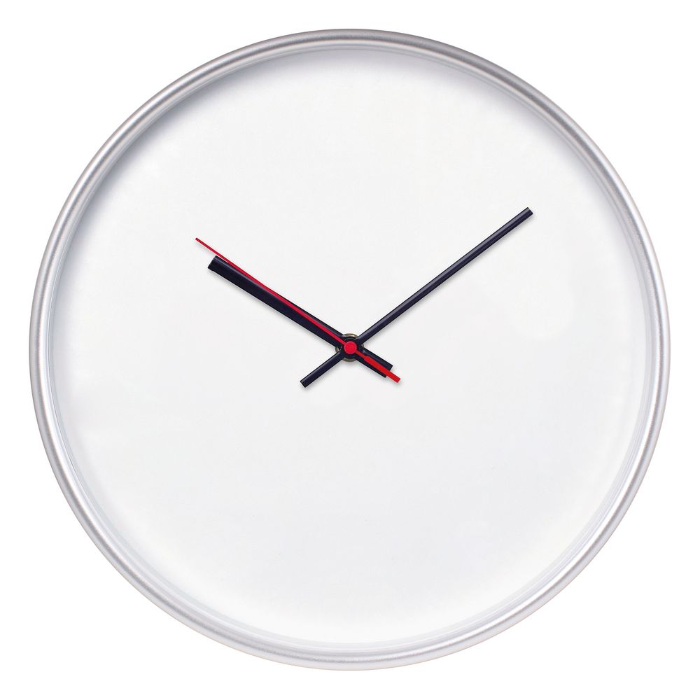Часы настенные ChronoTop, серебристые-1