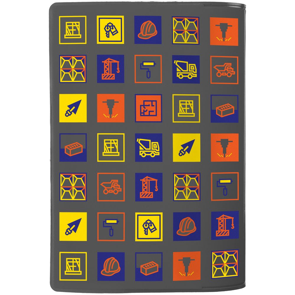 Обложка для паспорта Industry, строительство-2