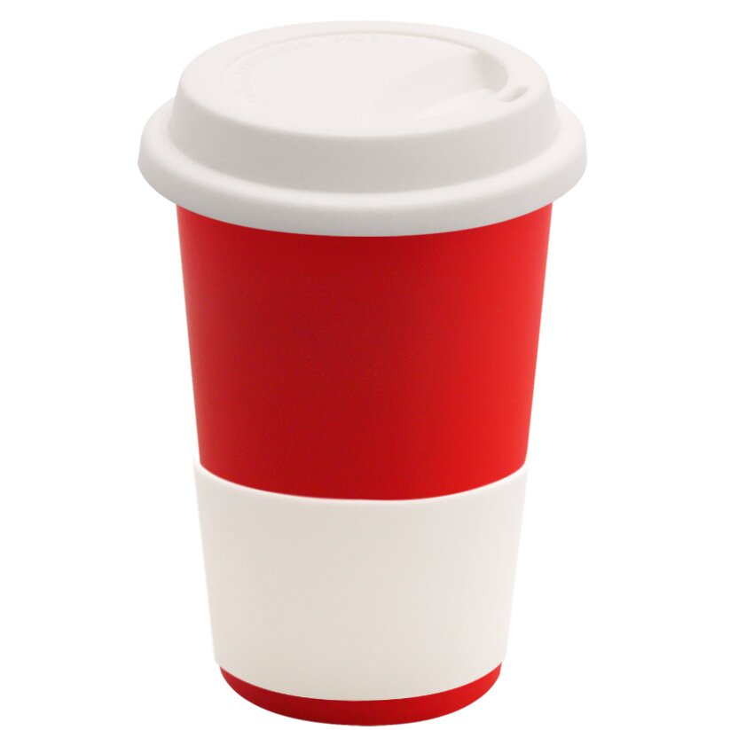 Кружка Magic To Go, Красный/Белый-0