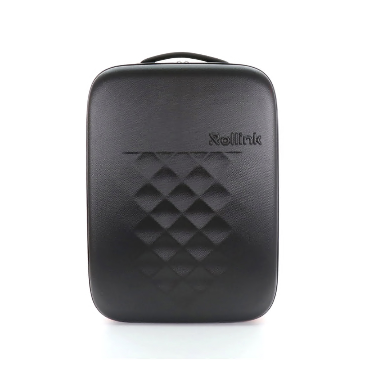 Чемодан складной Rollink Earth 55x40x20 см, 2 колеса, черный/оранжевый-5