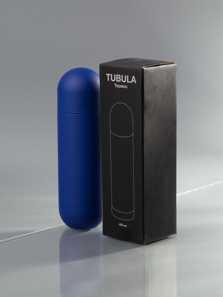 Термос Tubula Soft Touch, синий-3