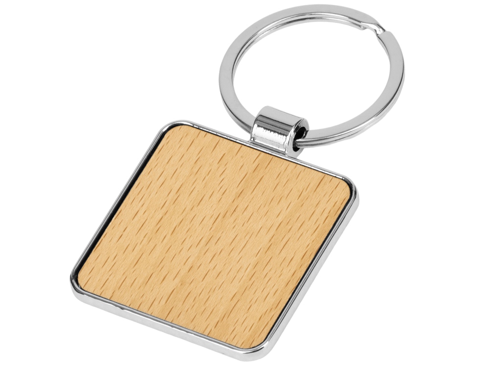 Брелок из бамбука квадратной формы, Quadrix-0