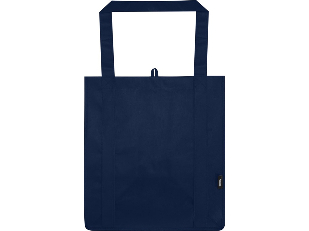 Liberty эко-сумка с прочным днищем объемом 6 л из нетканого материала, переработанного по стандарту GRS, синий navy-1