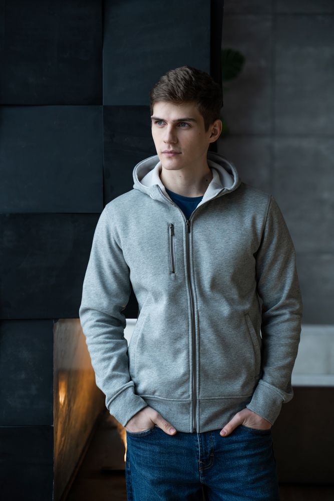 Толстовка мужская Parkwick красный меланж-3