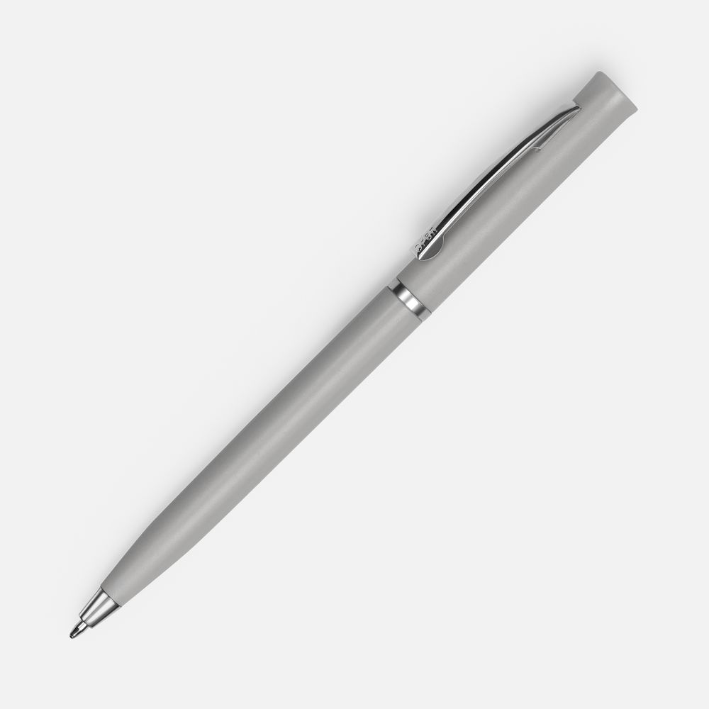 Ручка шариковая Euro Chrome, темно-серая-1