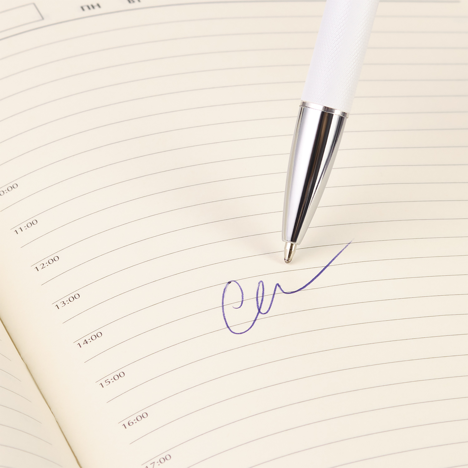 Шариковая ручка Levi, белая-3