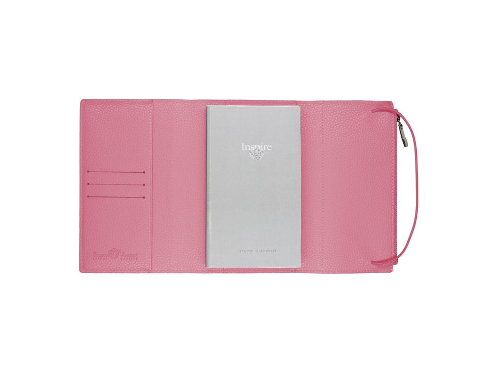 Ежедневник недатированный  А5- Dolce Vita  (розовый)-3