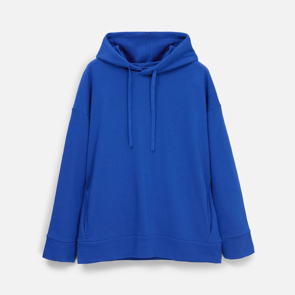 Худи унисекс H2, синее-4