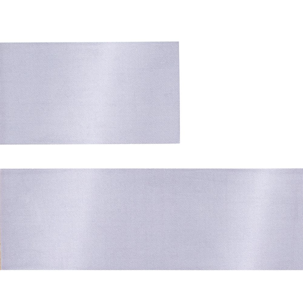 Лента сатиновая Satin 35 S, серая, 50 см-1