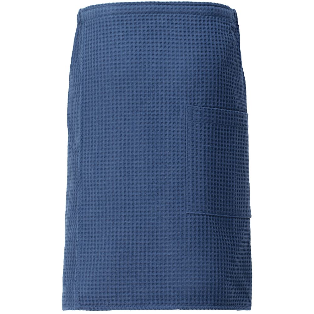 Килт вафельный мужской Onsen, темно-синий, единый размер-0