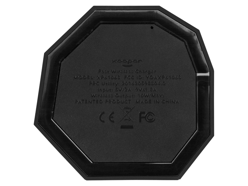 Док-станция Geo Dock с быстрой беспроводной зарядкой, черный с белой подсветкой. XOOPAR-9