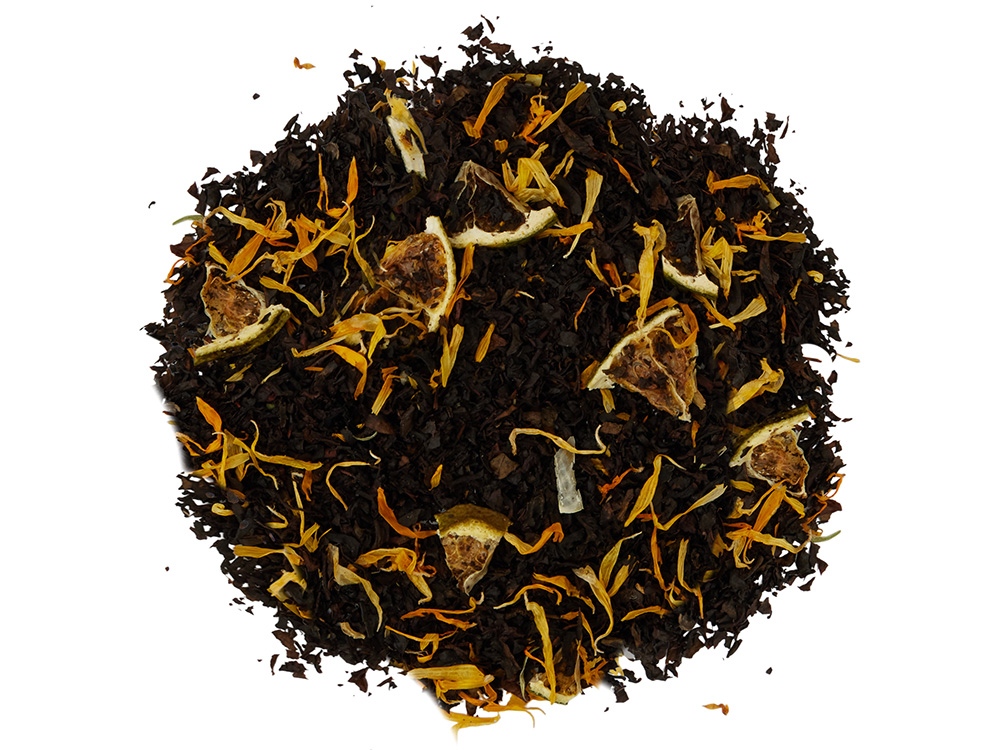 Чай черный Новогодний мандарин в картонном стаканчике, 50 гр.-4