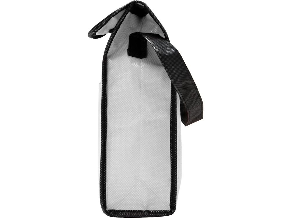 Сумка-холодильник Reviver на липучке из нетканого переработанного материала, белый-7