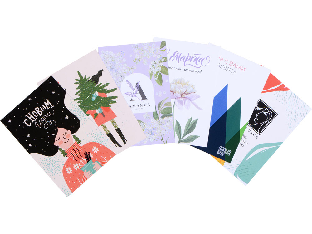 Открытка под запечатку, А6-4