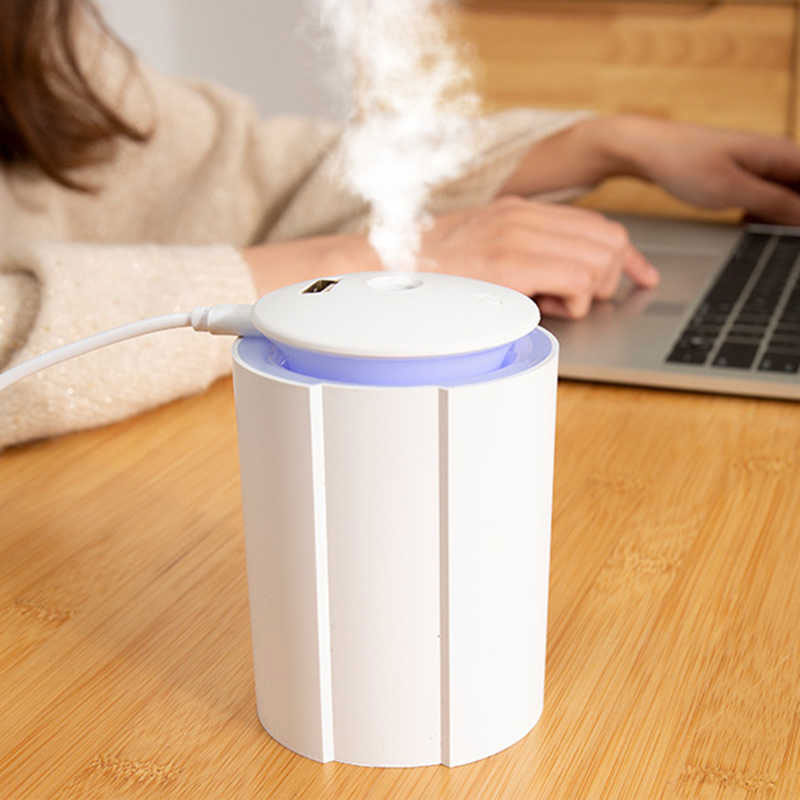 Светодиодный USB увлажнитель Foggy с подсветкой, Белый-4