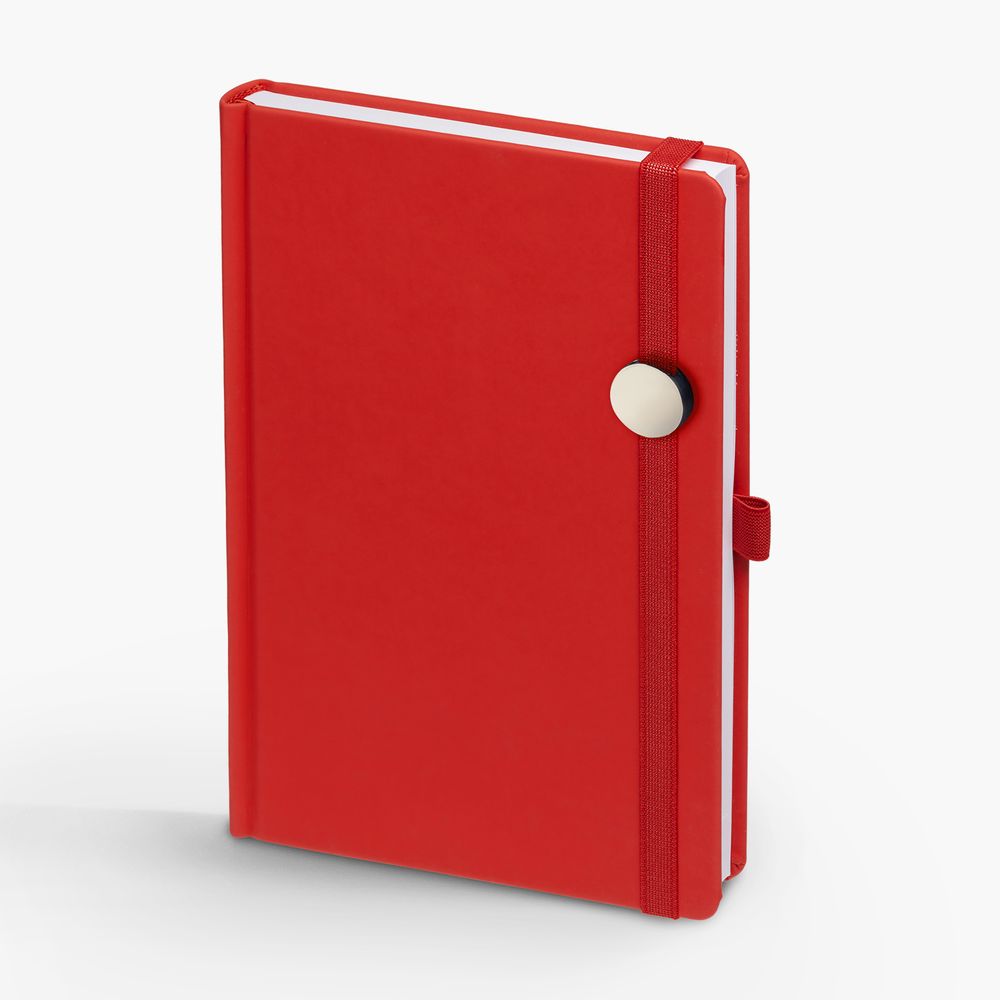 Ежедневник Favor Metal, недатированный, красный-0