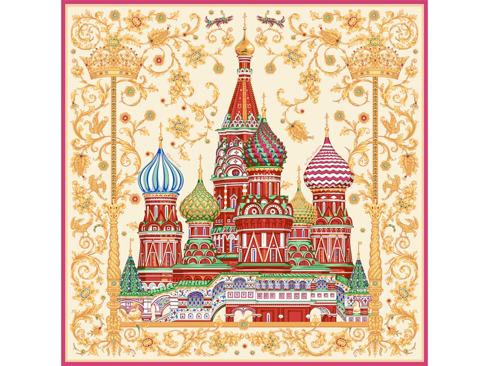 Платок Собор Василия Блаженного-0