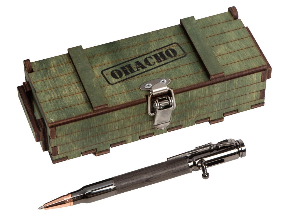 Ручка шариковая Морёный дуб-1