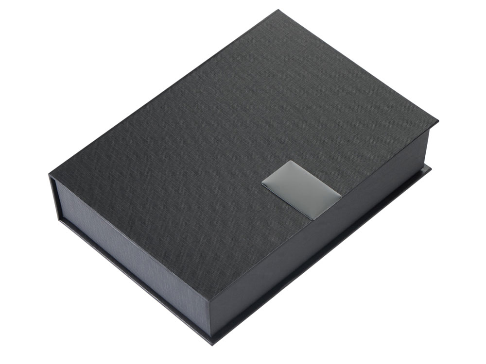 Подарочный набор Goethe с блокнотом А5, 2-мя ручками и картхолдером, черный-22