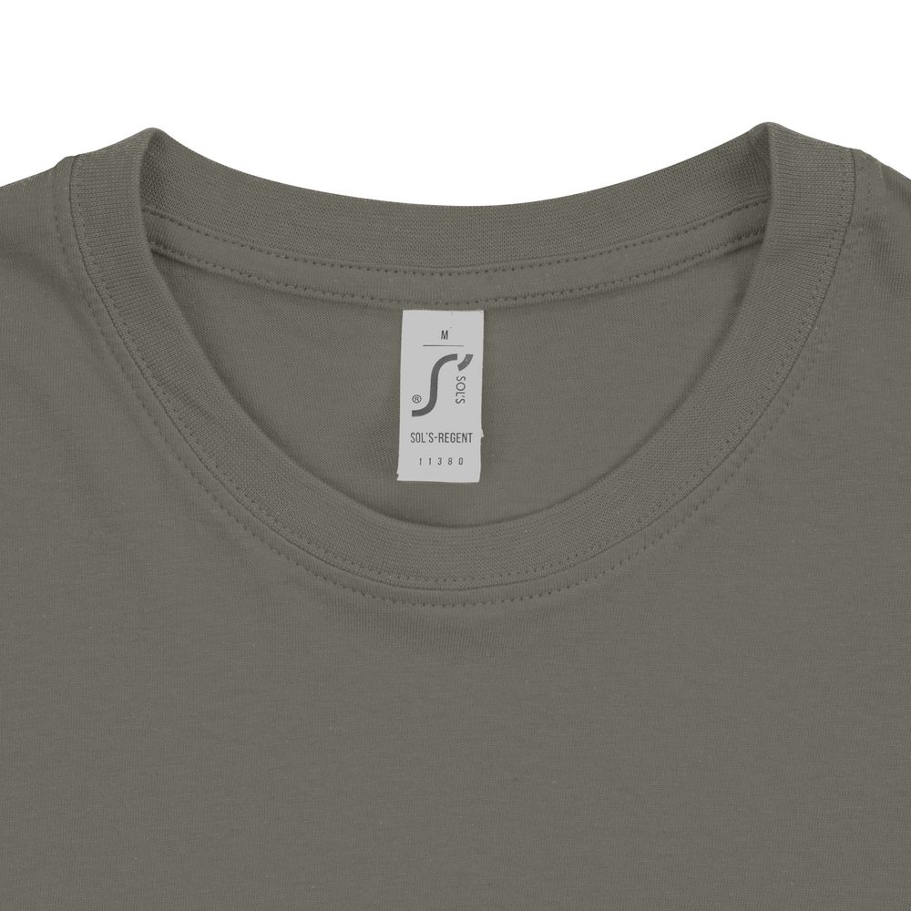 Футболка унисекс Regent 150, серая (стальная)-3