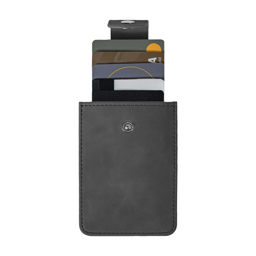 Чехол для карт Luma с 4 отделениями, темно-серый, PU, темно-серый-2